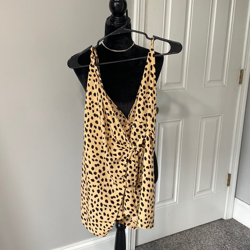 Cheetah romper